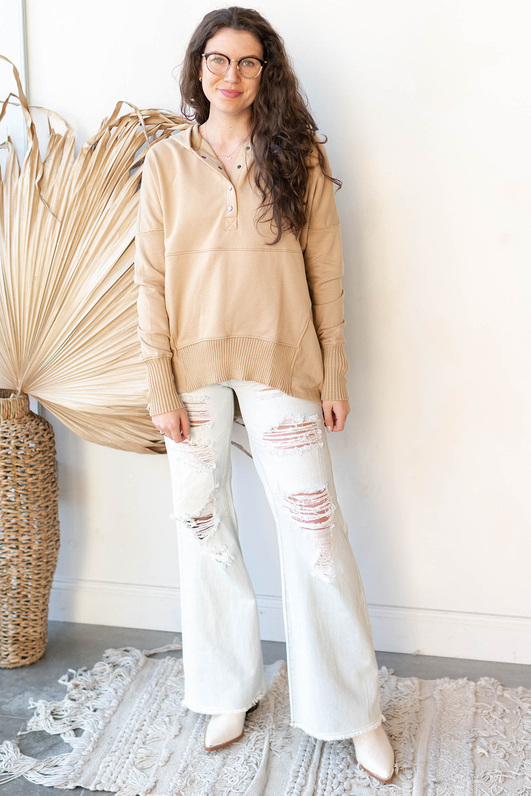 give me 5 button up jeans