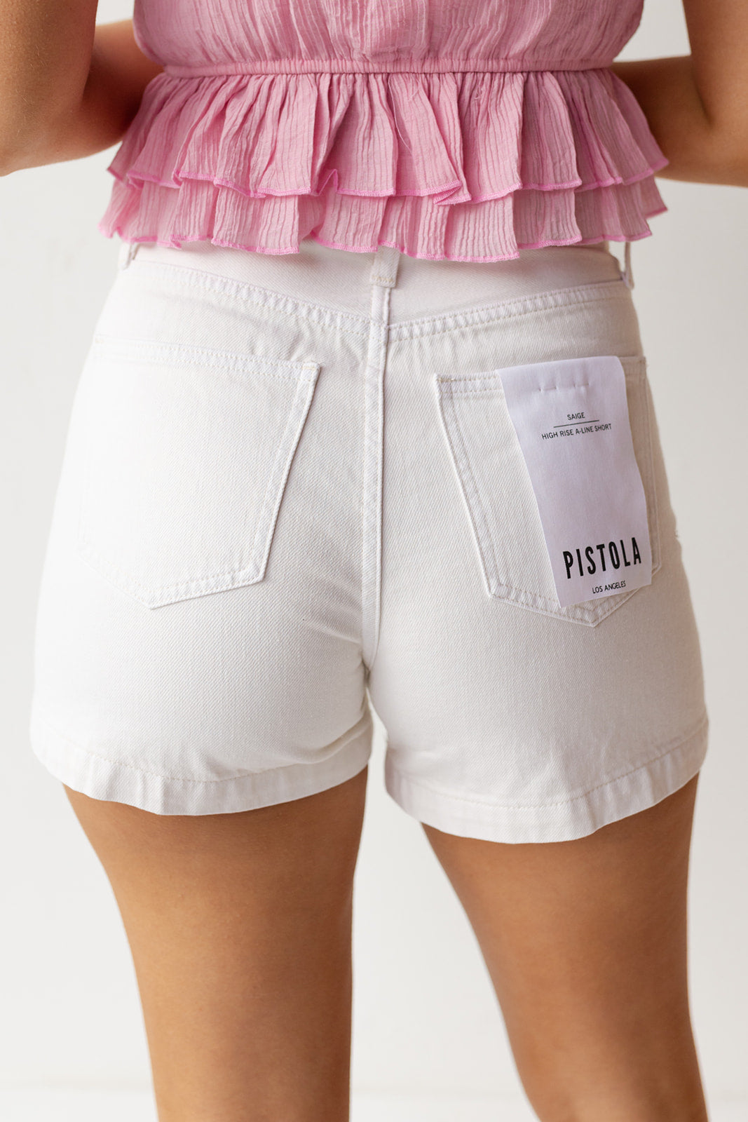 saige high rise a-line shorts