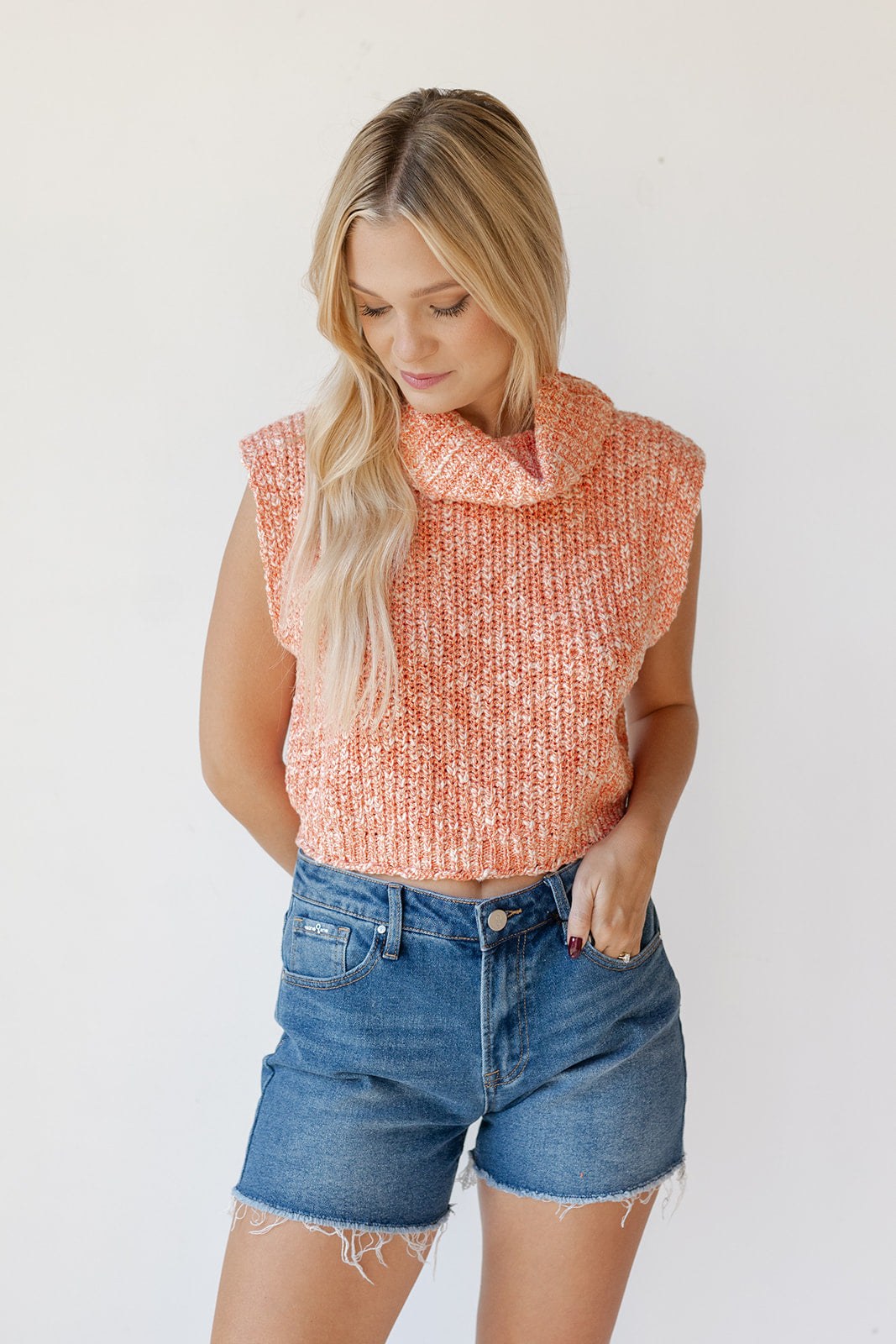 savannah high rise jean shorts